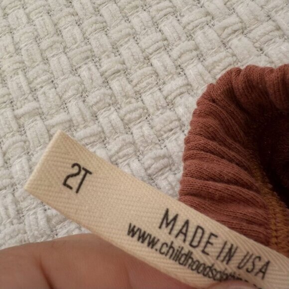 Childhoods Brown Raw Trim Shorts - Picture 6 of 7